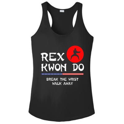Break The Wrist Walk Away Rex Kwon Do Ladies PosiCharge Competitor Racerback Tank