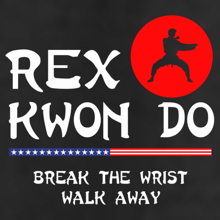 Break The Wrist Walk Away Rex Kwon Do Golf Towel