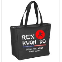 Break The Wrist Walk Away Rex Kwon Do Zip Tote Bag
