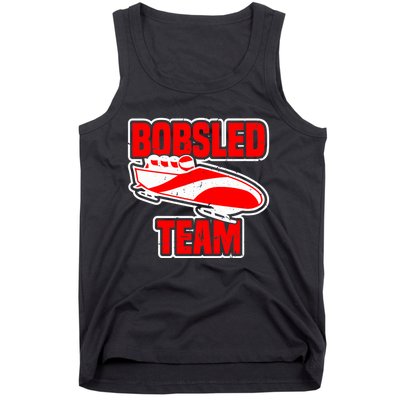 Bobsled Team Winter Sport Lover Bobsleigh Speed Fanatic Premium Tank Top