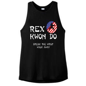 Break The Wrist Walk Away Rex Kwon Do Ladies PosiCharge Tri-Blend Wicking Tank