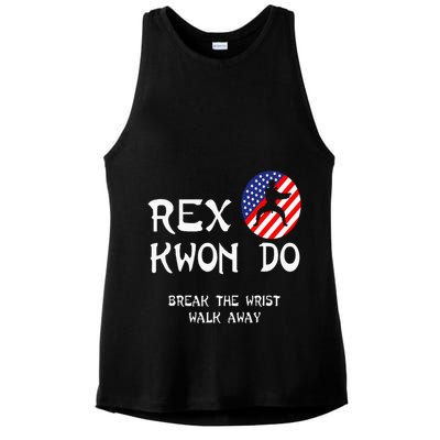 Break The Wrist Walk Away Rex Kwon Do Ladies PosiCharge Tri-Blend Wicking Tank