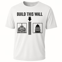 Build This Wall Separation of Church And State USA Cooling Performance Crew T-Shirt