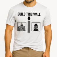 Build This Wall Separation of Church And State USA Cooling Performance Crew T-Shirt