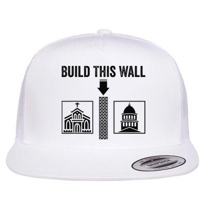 Build This Wall Separation of Church And State USA Flatbill Hat