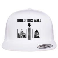 Build This Wall Separation of Church And State USA Flat Bill Trucker Hat