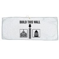 Build This Wall Separation of Church And State USA Large Microfiber Waffle Golf Towel
