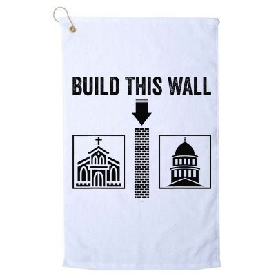 Build This Wall Separation of Church And State USA Golf Towel