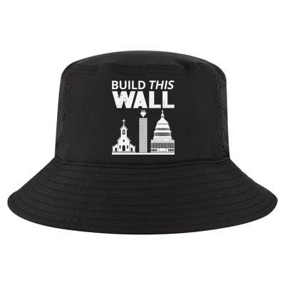 Build This Wall Separation of Church And State USA Cool Comfort Performance Bucket Hat