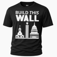 Build This Wall Separation of Church And State USA Cooling Performance Crew T-Shirt