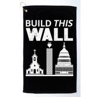 Build This Wall Separation of Church And State USA Golf Towel