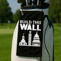 Build This Wall Separation of Church And State USA Golf Towel