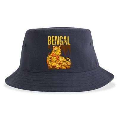 Bengal Tiger Wild Bengal Tiger Sustainable Bucket Hat