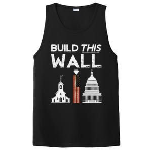 Build This Wall Separation Of Church And State Usa Gift PosiCharge Competitor Tank