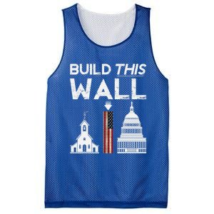 Build This Wall Separation Of Church And State Usa Gift Mesh Reversible Basketball Jersey Tank