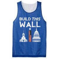 Build This Wall Separation Of Church And State Usa Gift Mesh Reversible Basketball Jersey Tank