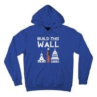 Build This Wall Separation Of Church And State Usa Gift Tall Hoodie