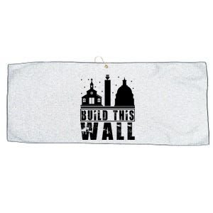 Build This Wall Separation Of Church And State Usa Gift Large Microfiber Waffle Golf Towel