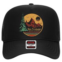 Born To Wander Americas National Parks Vintage Trucker Hat