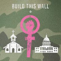 Build This Wall Separate Church And State Legacy Tie Dye Trucker Hat