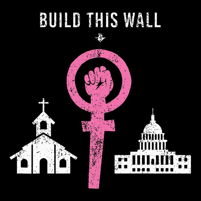Build This Wall Separate Church And State Daily Commute Backpack