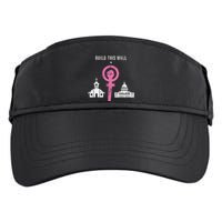 Build This Wall Separate Church And State Adult Drive Performance Visor