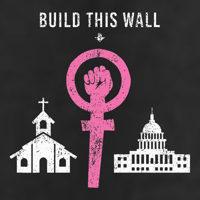 Build This Wall Separate Church And State Adult Drive Performance Visor
