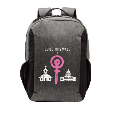 Build This Wall Separate Church And State Vector Backpack