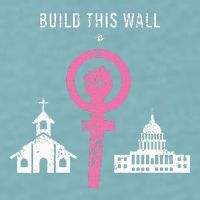 Build This Wall Separate Church And State Sueded Cloud Jersey T-Shirt