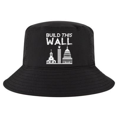 Build This Wall Separation Of Church And State USA Cool Comfort Performance Bucket Hat