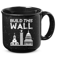 Build This Wall Separation Of Church And State USA 15oz Campfire Ceramic Mug