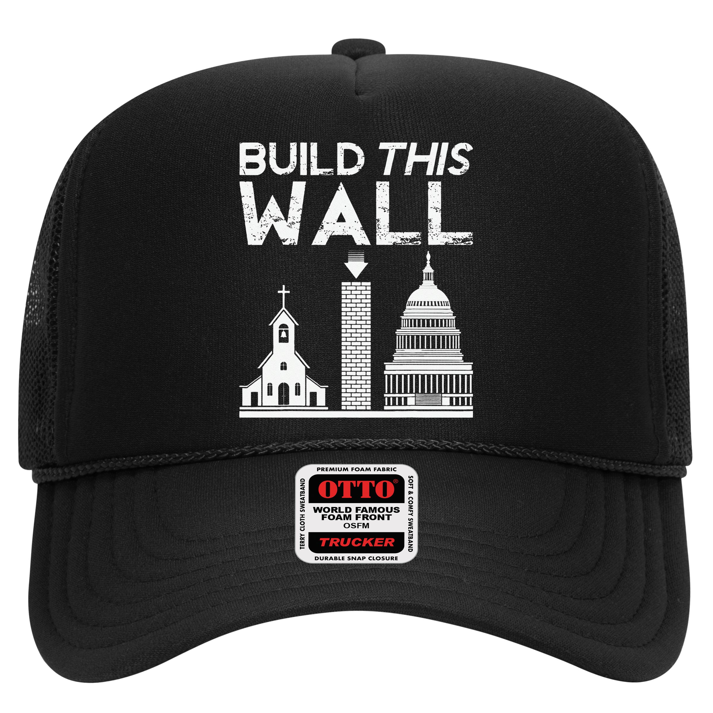 Build This Wall Separation Of Church And State USA Hat