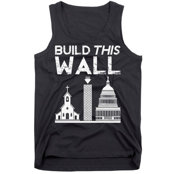 Build This Wall Separation Of Church And State USA Tank Top
