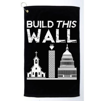Build This Wall Separation Of Church And State USA Golf Towel