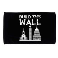 Build This Wall Separation Of Church And State USA Microfiber Hand Towel