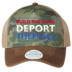 Build The Wall Deport Them All Legacy Tie Dye Trucker Hat