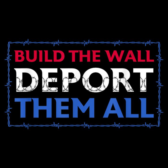 Build The Wall Deport Them All 16 in Basic Backpack