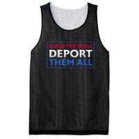 Build The Wall Deport Them All Mesh Reversible Basketball Jersey Tank