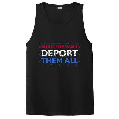 Build The Wall Deport Them All PosiCharge Competitor Tank