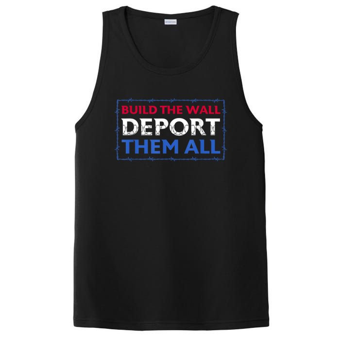 Build The Wall Deport Them All PosiCharge Competitor Tank