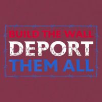 Build The Wall Deport Them All 16oz Travel Tumbler