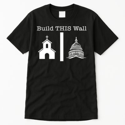 Build This Wall Separation Church State Usa Tall T-Shirt