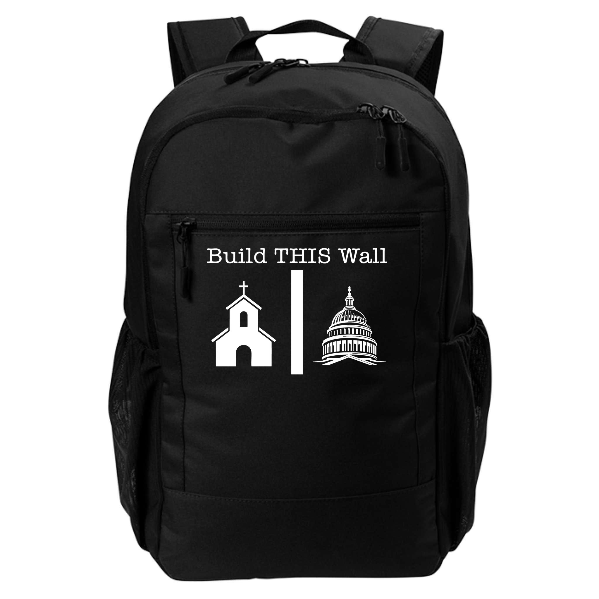 Build This Wall Separation Church State Usa Backpack