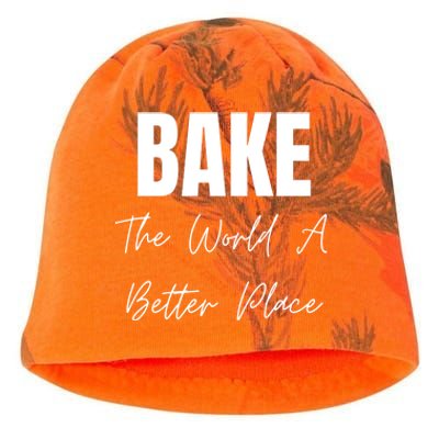 Bake The World A Better Place Gift Kati - Camo Knit Beanie