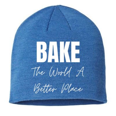 Bake The World A Better Place Gift Sustainable Beanie