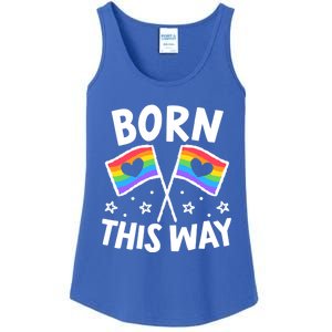 Born This Way Gay Lesbian Lgbt Gift Ladies Essential Tank