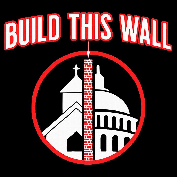 Build This Wall Separation Of Church And State Impact Tech Backpack