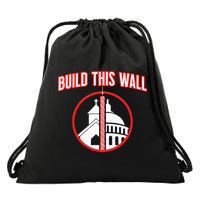 Build This Wall Separation Of Church And State Drawstring Bag