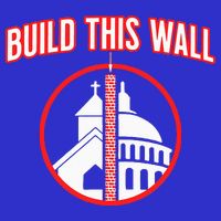 Build This Wall Separation Of Church And State 16 in Basic Backpack