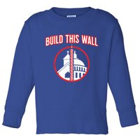 Build This Wall Separation Of Church And State Toddler Long Sleeve Shirt